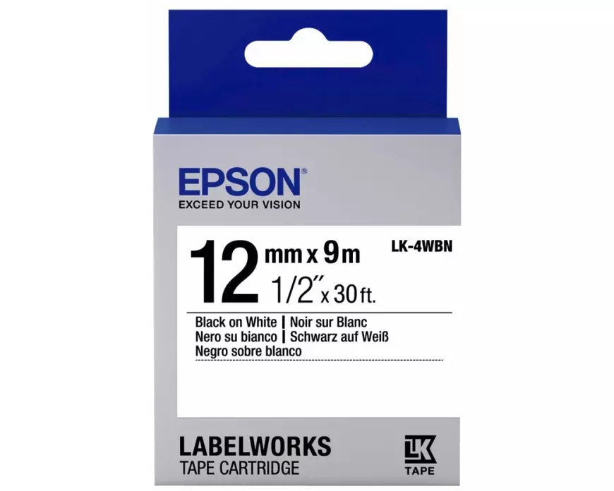 EPSON Ribbon LK-4WBN white/black