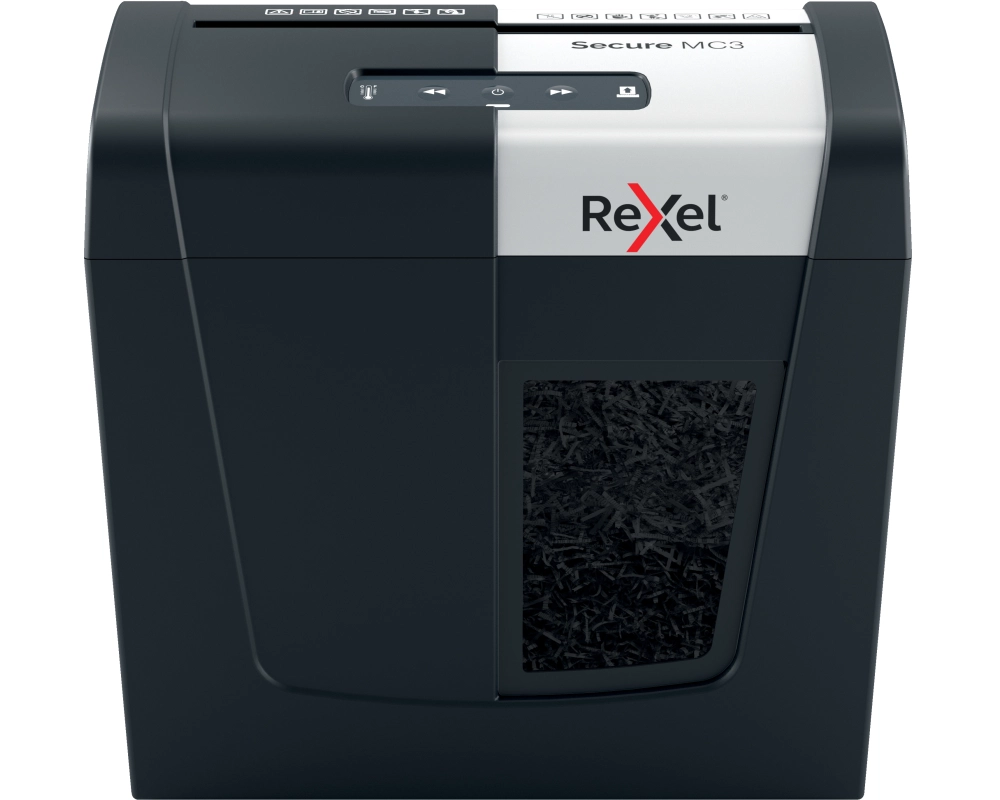 REXEL Aktenvernichter Secure 2020128EU MC3, P-5, 10lt