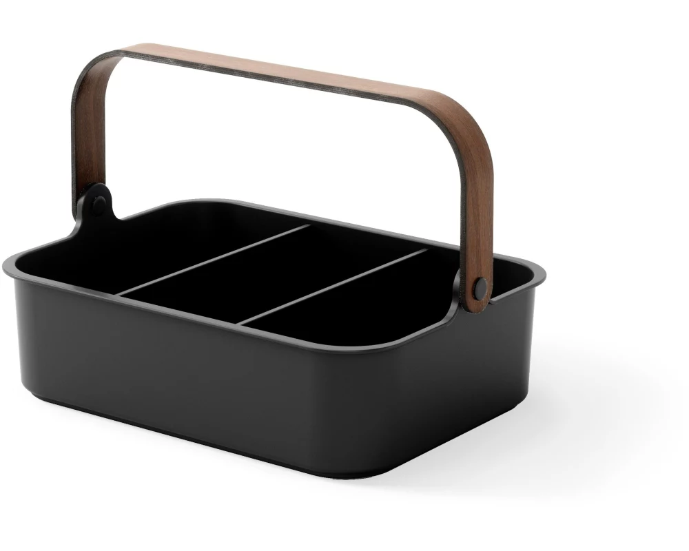 Umbra Aufbewahrungsbox Bellwood 35 x 26 x 13 cm, Braun/Schwarz