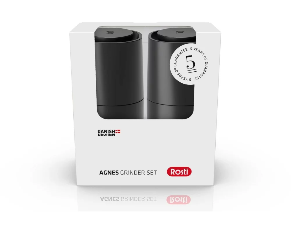 Rosti Salz- und Pfeffermühle Agnes 10 cm, Schwarz