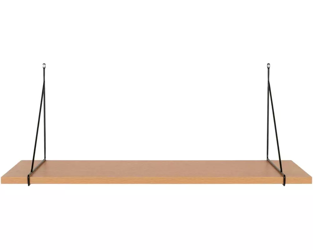 House Nordic Wandregal Chiba 80 x 29 cm, Braun