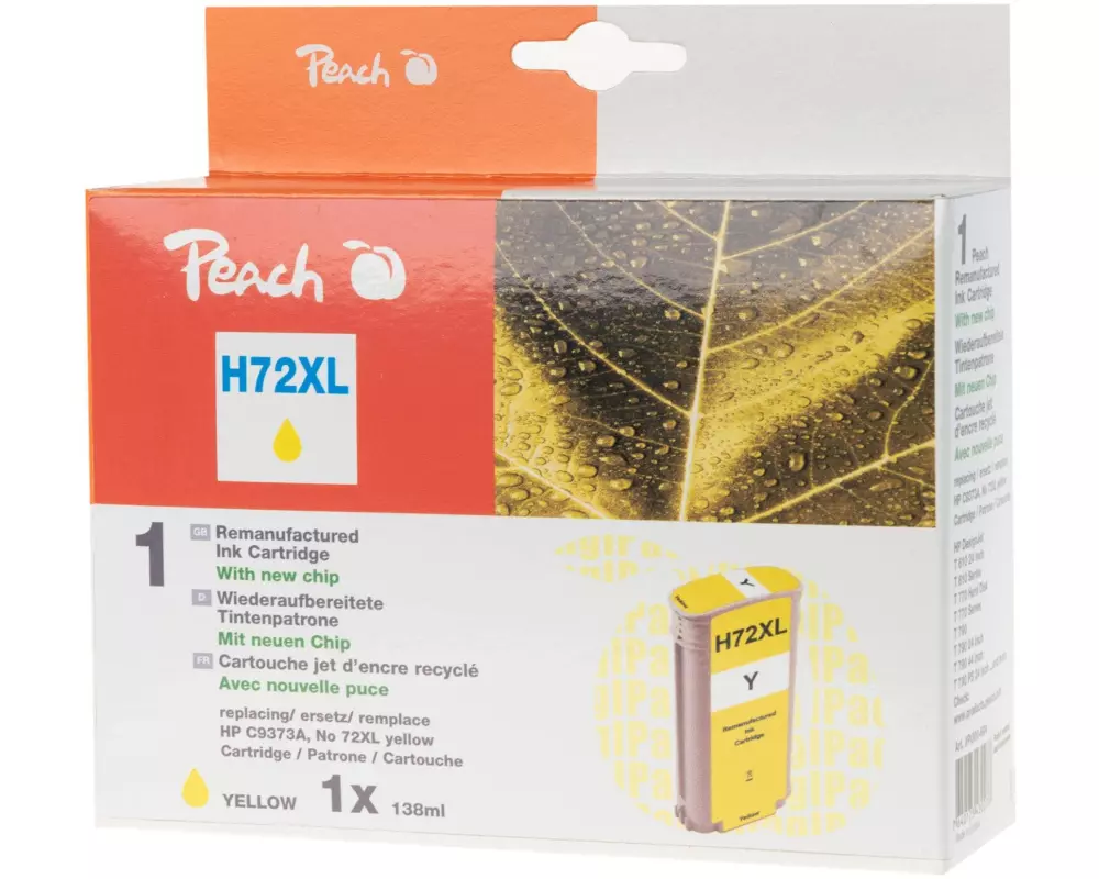 Peach Tinte HP Nr. 72XL (C9373A) Yellow