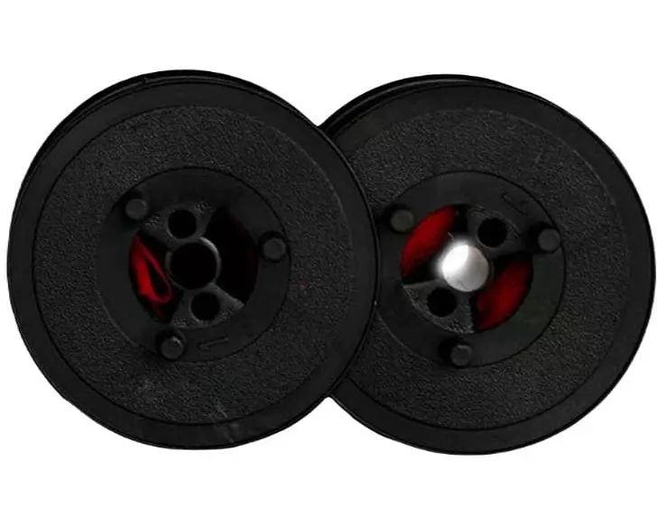 Kores Farbband Gr. 51 13 mm x 4 m, Schwarz/Rot