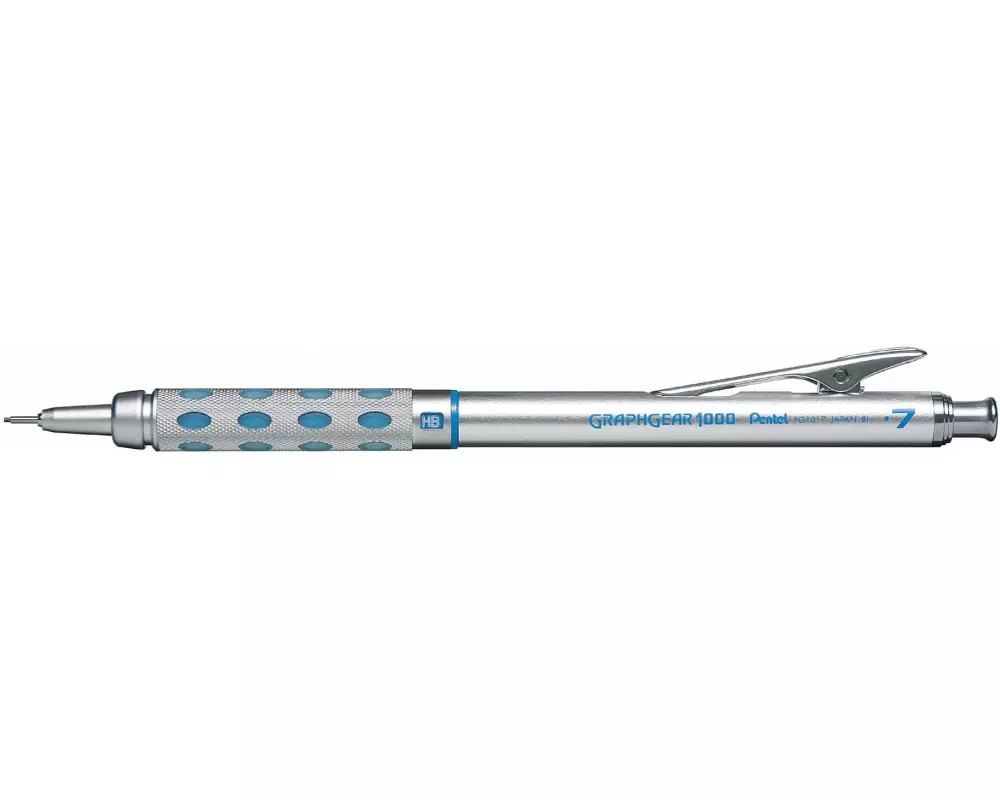 pentel Graphitstift sharp Silber/ Blau, 0.7 mm