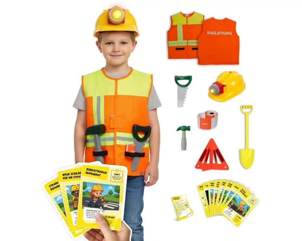 alldoro Baustellen-Rollenspiel-Set