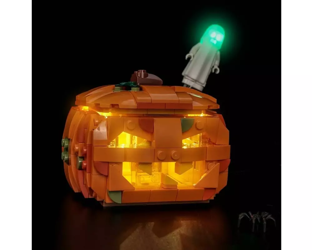 BrickBling LED-Licht-Set für LEGO 40872 Halloweenkürbis-Laterne