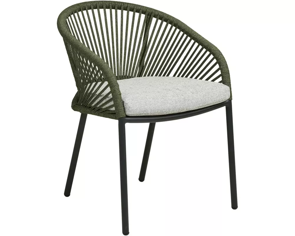 House Nordic Esszimmerstuhl Novella Grün/Grau