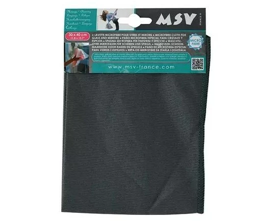 MSV Mikrofaser-Reinigungstuch Grau
