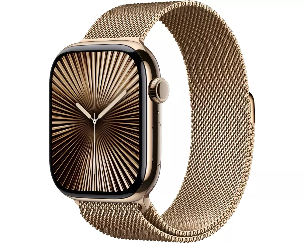 Apple Watch Series 10 46 mm LTE Titanium Gold Loop Milanese S/M
