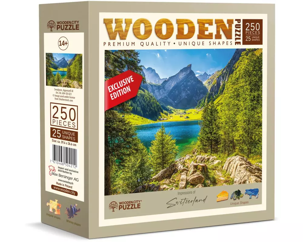 Wooden City Seealpsee Holz, 250 Teile