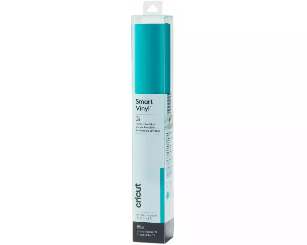 Cricut Vinylfolie Smart ablösbar 33 x 91 cm, 1 Stück, Marineblau