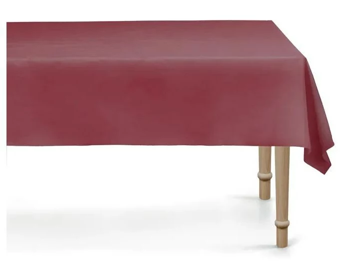 Partydeco Tischdecke Dunkelrot, 183 x 137 cm