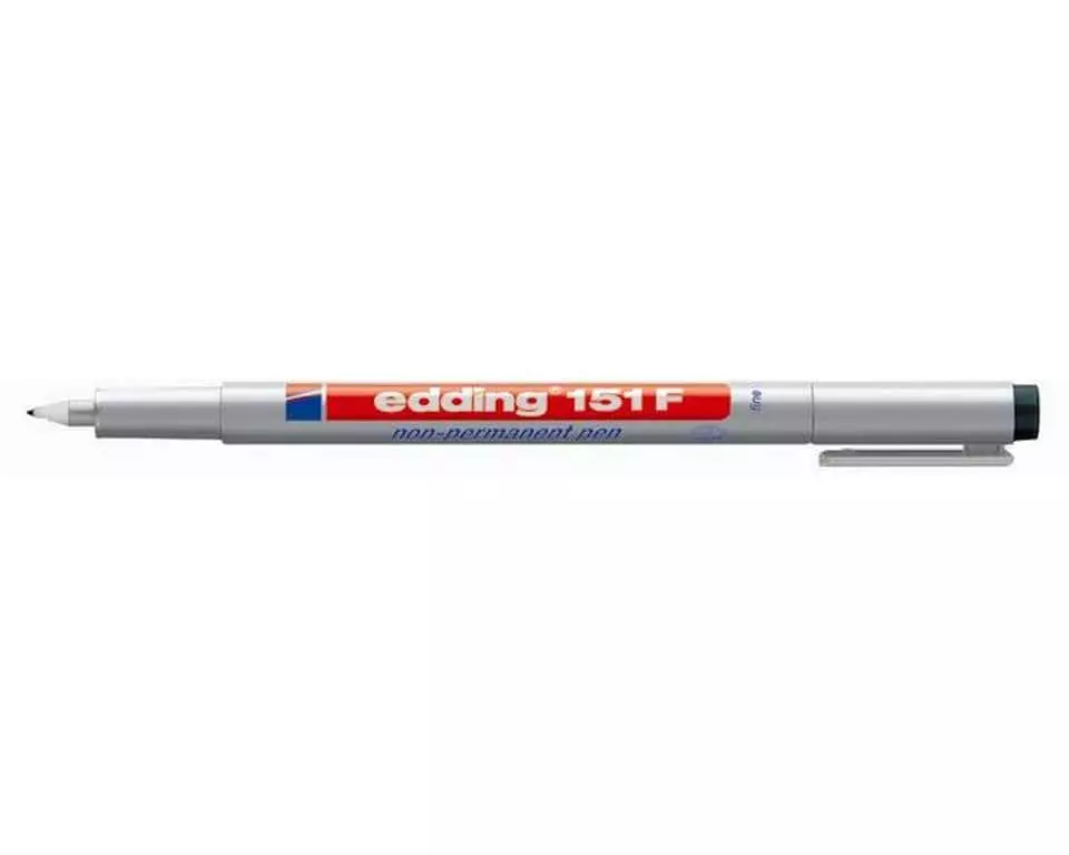 edding Non-Perm. Pen 151F schwarz Schwarz 0.6 mm