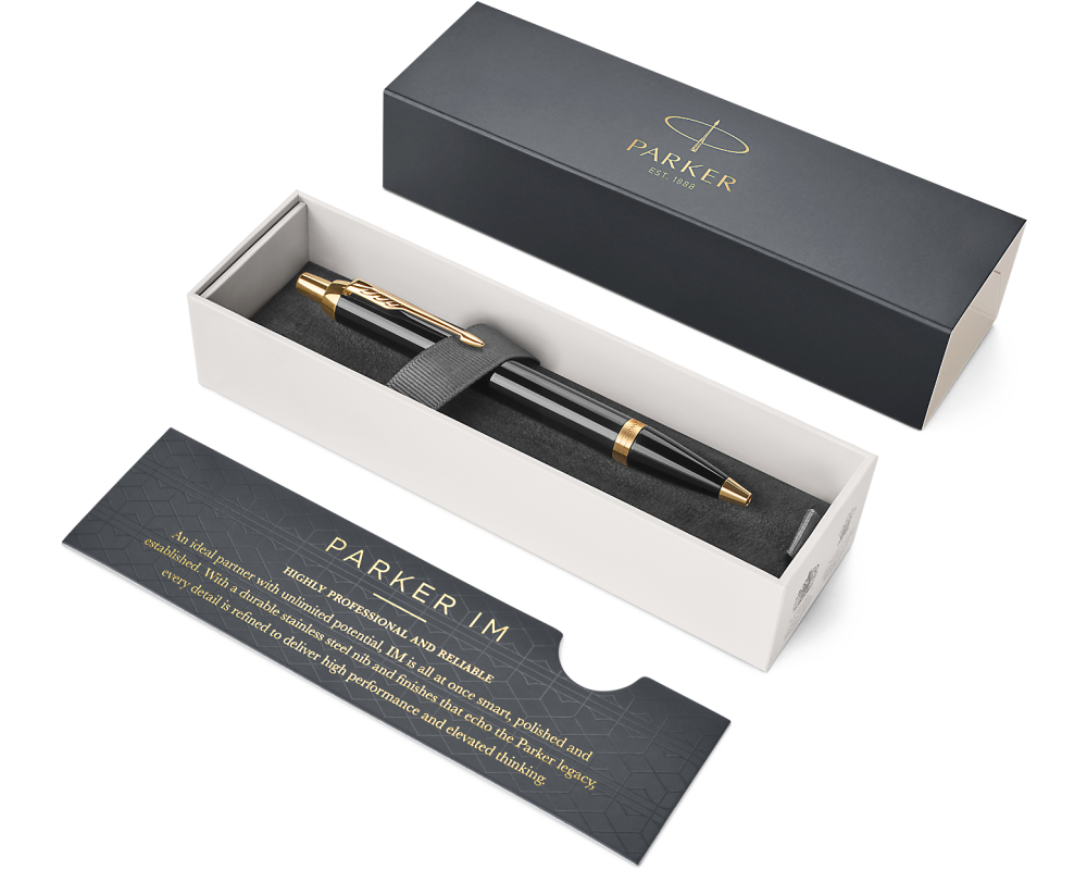 PARKER Kugelschreiber IM CC M 1931666 Black Lacquer G.C.