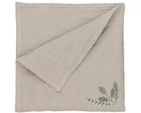 PROFLAX Serviette Pine 45 cm x 45 cm, Beige/Grün/Keine Angabe