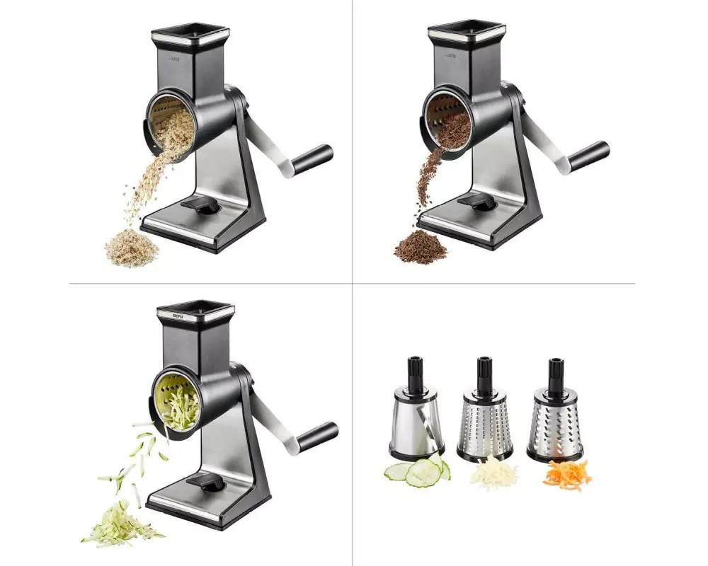 GEFU Trommelreibe Transforma Edelstahl