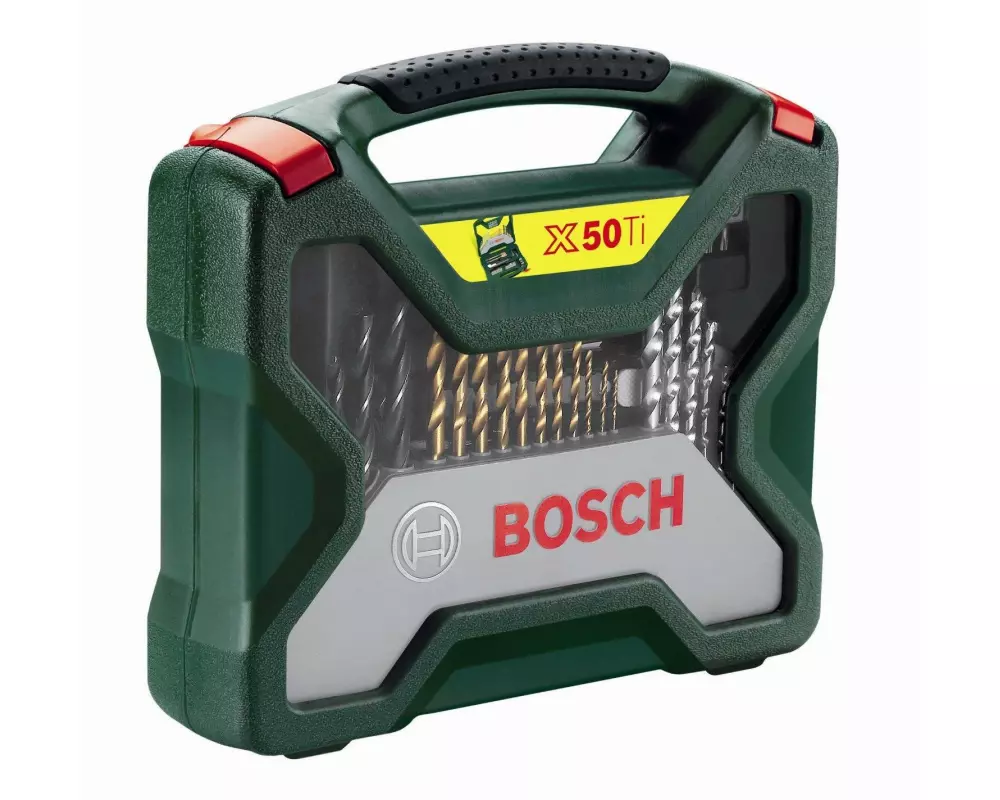 Bosch Bohr- und Bitset X-Line Titanium 50-teilig