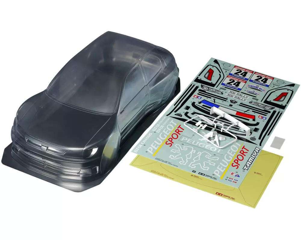 Tamiya Karosserie Peugeot 306 Maxi Body Parts Set 1:10