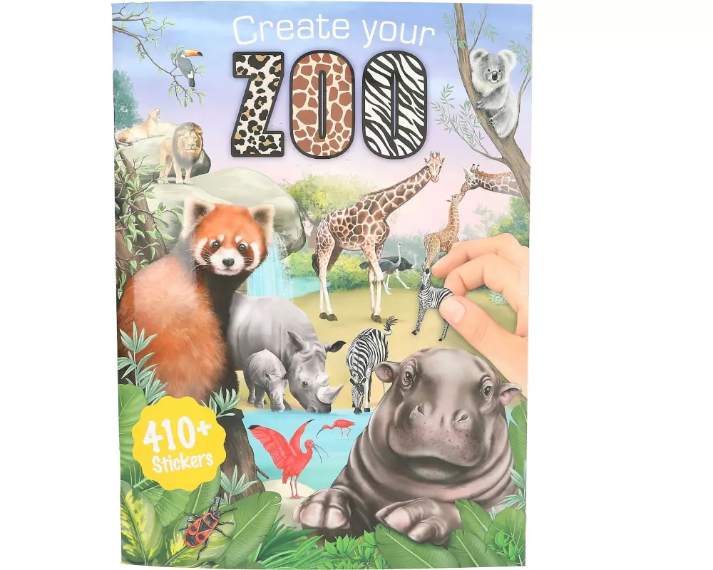 Depesche Stickerbuch Zoo 24 Seiten, 3 Doppelseiten Sticker