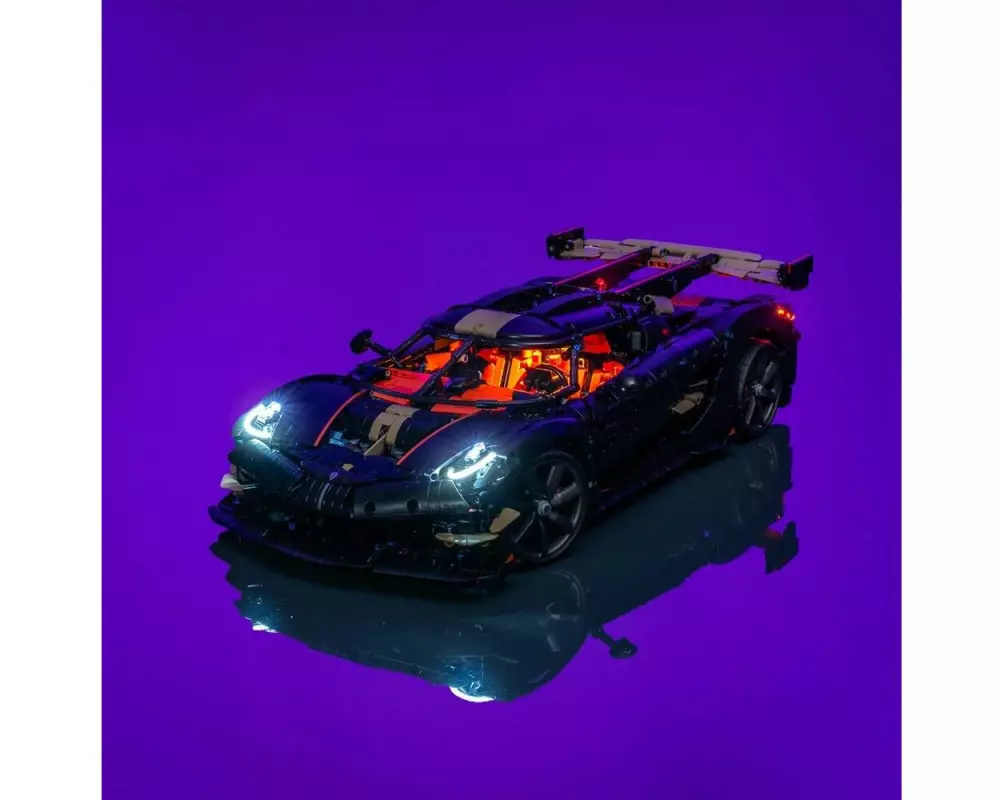 Light My Bricks 2.0 LED Licht Set für LEGO 42232 Koenigsegg Sadair's Spear