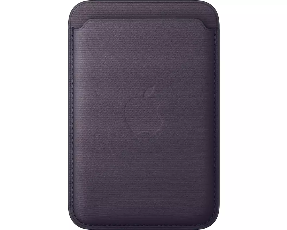 Apple iPhone Fine Woven Wallet mit MagSafe Mitternachtsviolett