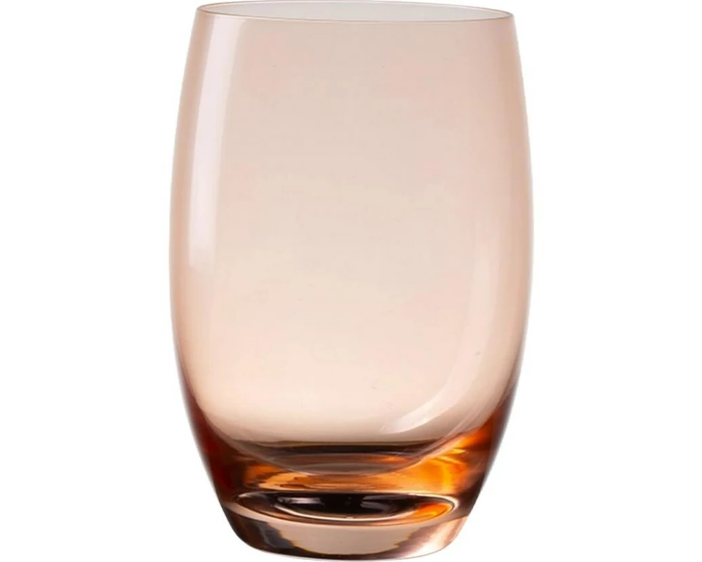 Lunasol Trinkglas Optima Color Tumbler 460 ml Barrel Orange