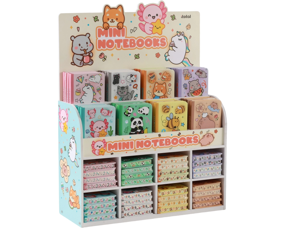I-TOTAL Notizbuch Mini 7.8x10.5cm XL1891A assortiert