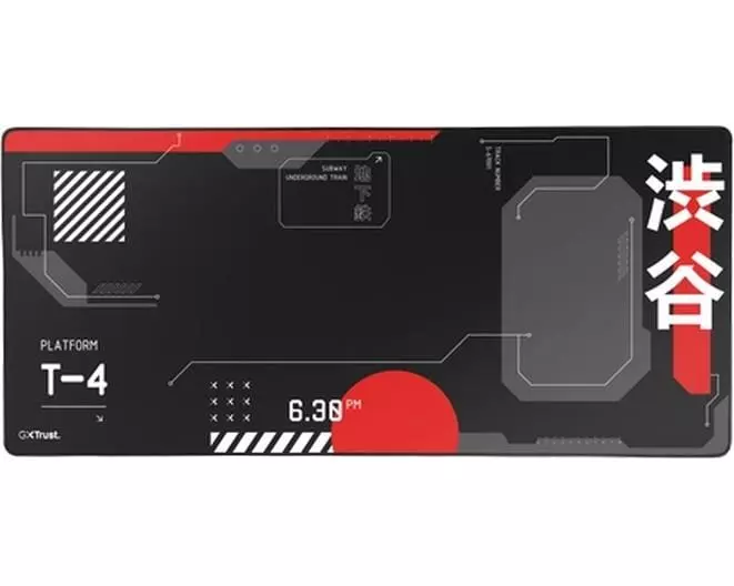 Trust Gaming-Mausmatte GXT 759 XXL Rot/Schwarz