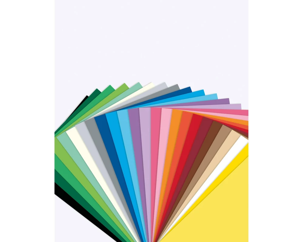 Folia Fotokarton A5 300 g/m² 25 Farben sortiert 50 Blatt