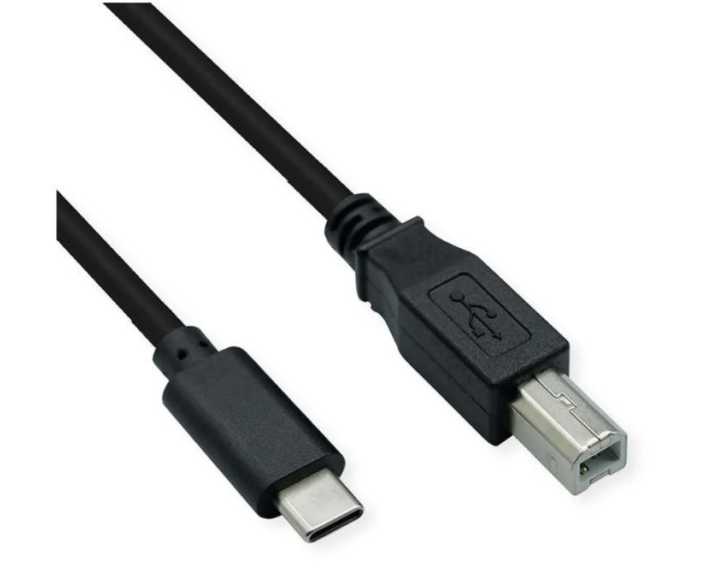 SCHOENENBERGER Cable USB-C to USB-Printer 90.002/11.02.8336 1.8m black