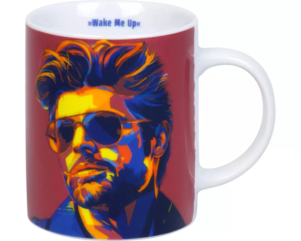 Könitz Universaltasse George Michael 300 ml, 1 Stück, Mehrfarbig