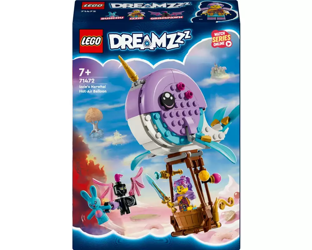 LEGO® DreamZzz Izzies Narwal-Heissluftballon 71472