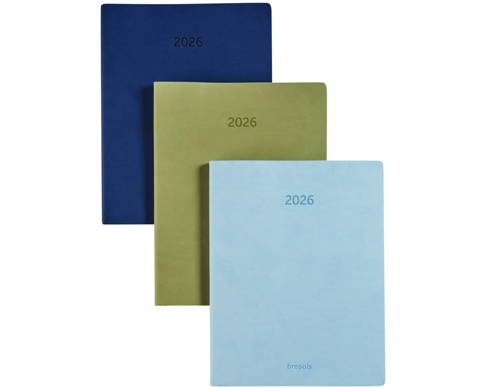 BREPOLS Agenda Timing Colora 2026 0.136.3600 1W/2S ass. 17x22cm