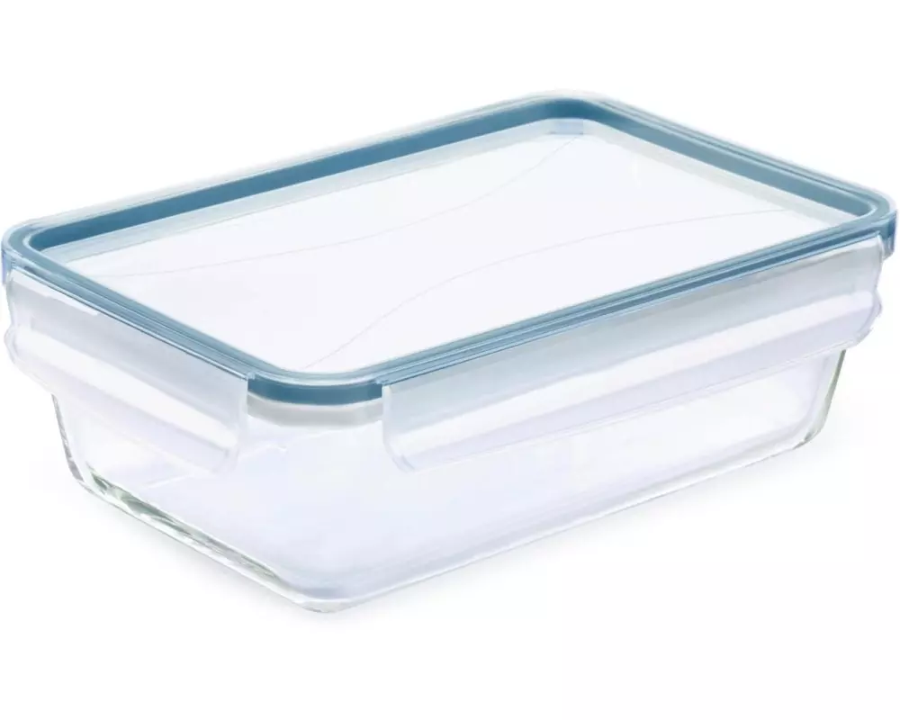 Rotho Vorratsglas CLIC & LOCK 1.3 l, Blau