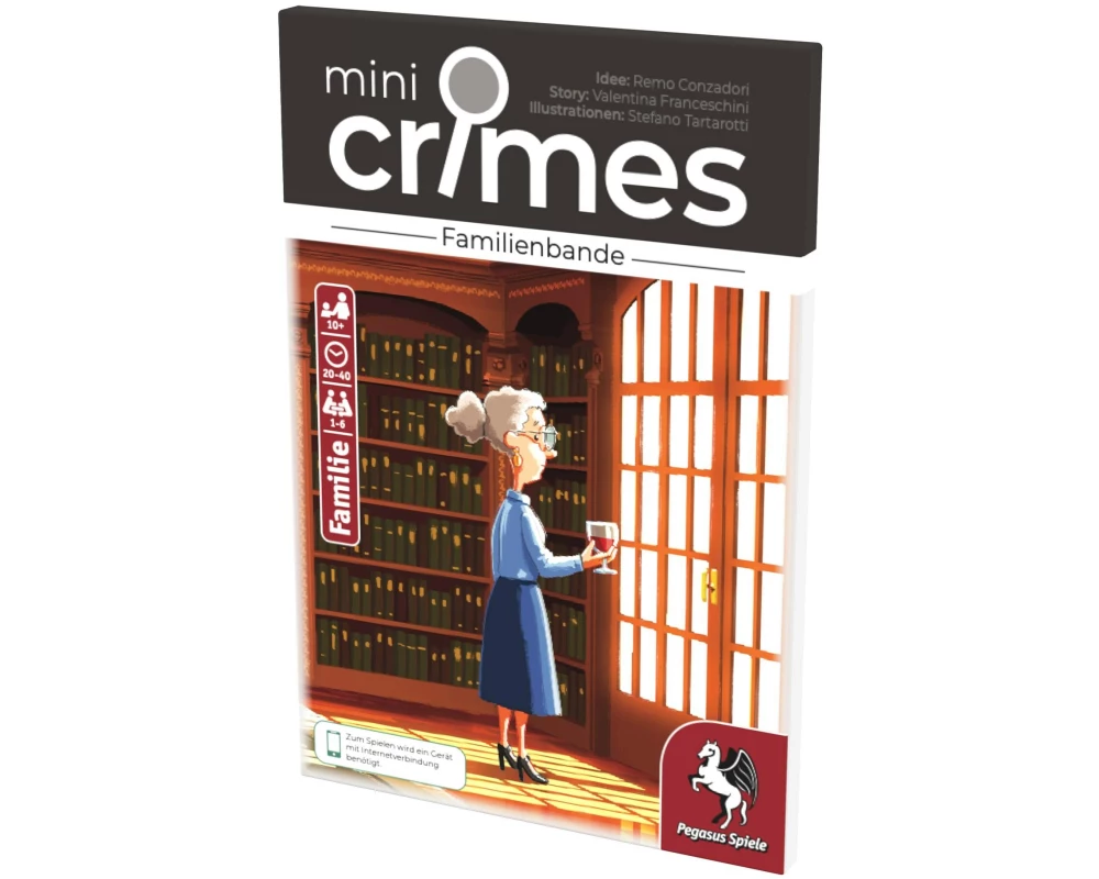 Pegasus Spiele Kartenspiel MiniCrimes – Familienbande -DE-