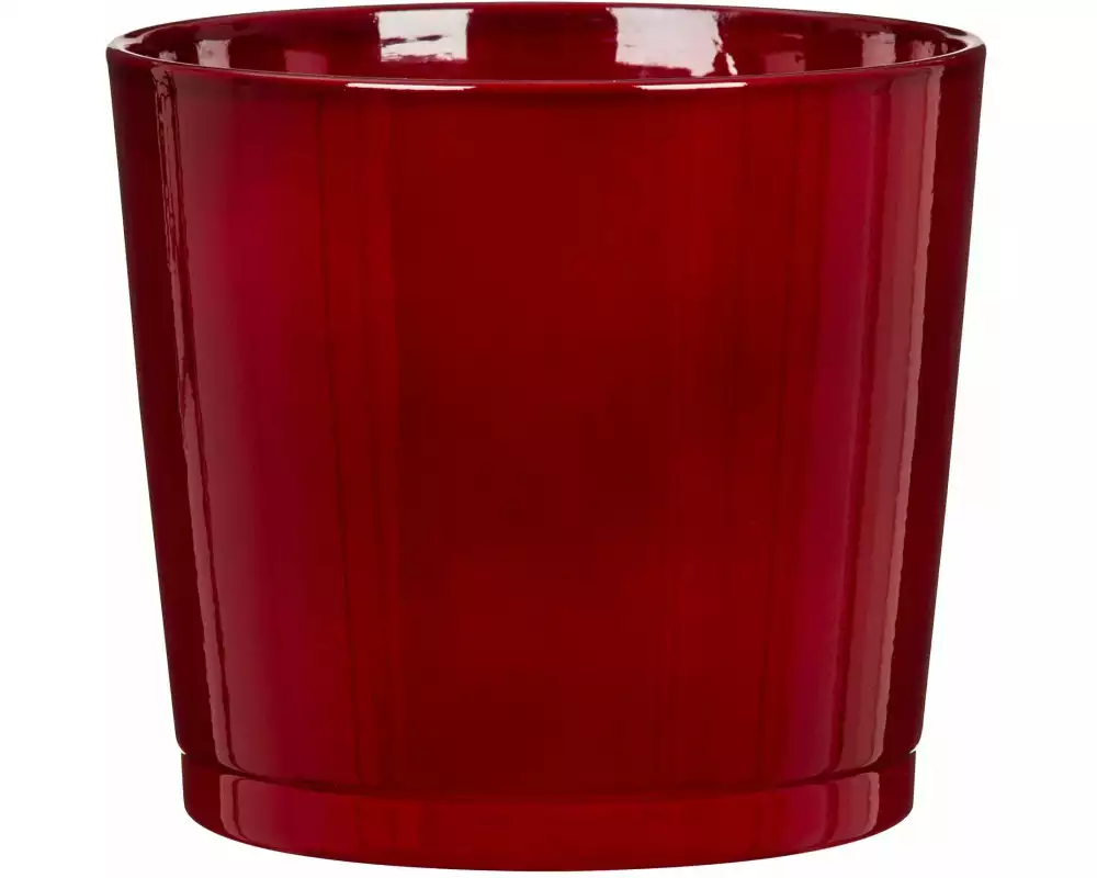 scheurich Blumentopf Dark Red 24.3 cm, Dunkelrot