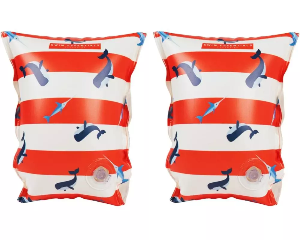 Swim Essentials Schwimmflügel 0-2 Jahre Red-White Whale