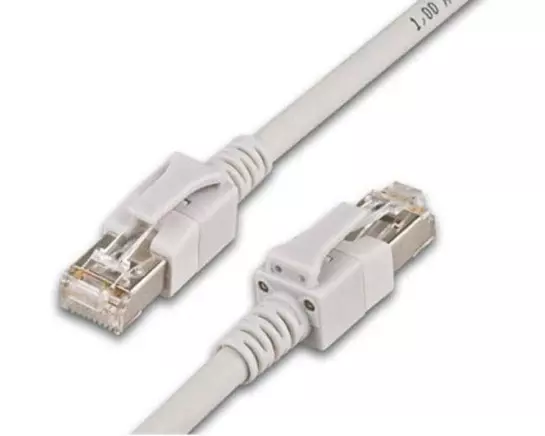 Wirewin Patchkabel RJ-45 - RJ-45, Cat 6A, S/FTP, 5 m, Grau