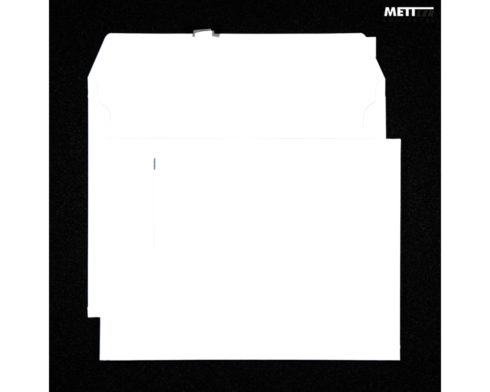 METTLER Couvert Fenster links C4 9086-FR 120g, ultraweiss 200 Stk.