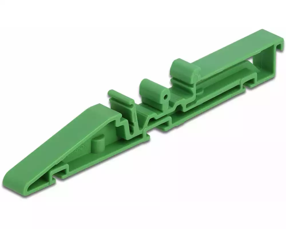 Delock Halterung 122 mm Hutschienenclip für Platine, 4 Stück