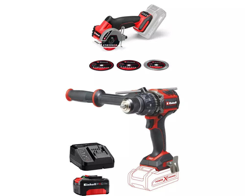 Einhell Akku-Werkzeugset 18 V Professional TOP Kit