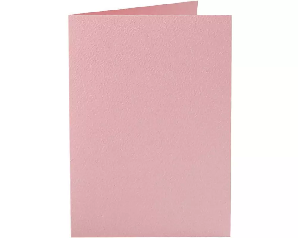 Creativ Company Blankokarte 10.5 x 15 cm ohne Couvert, Rosa