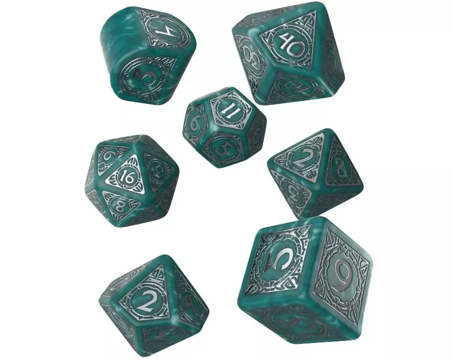 Q Workshop RPG-Würfelset Viking Modern Dice Set: Mjolnir 7 Stk.