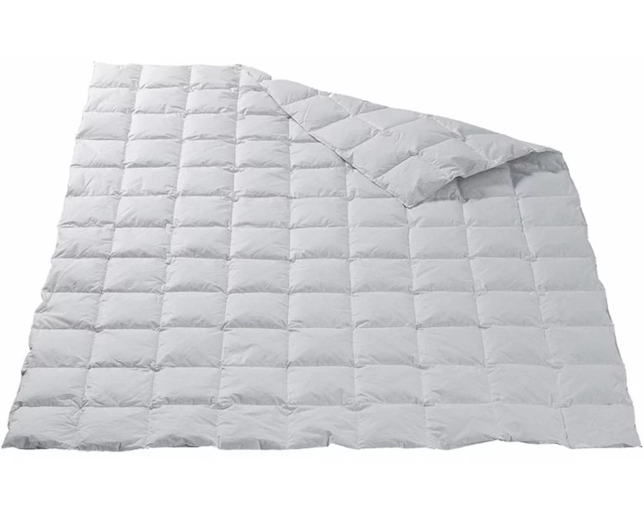 Sommer Duvet - Percale (100% Baumwolle) - Neue, reine Entendaunen weiss, 90%