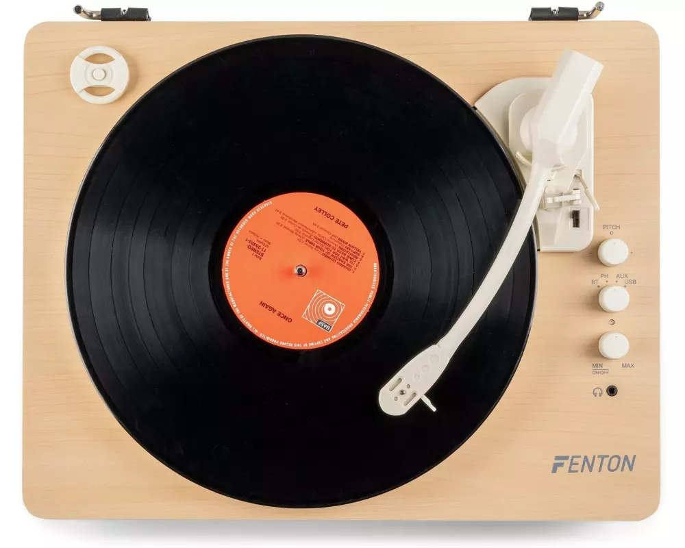 Fenton Plattenspieler mit Bluetooth RP162S Ahorn