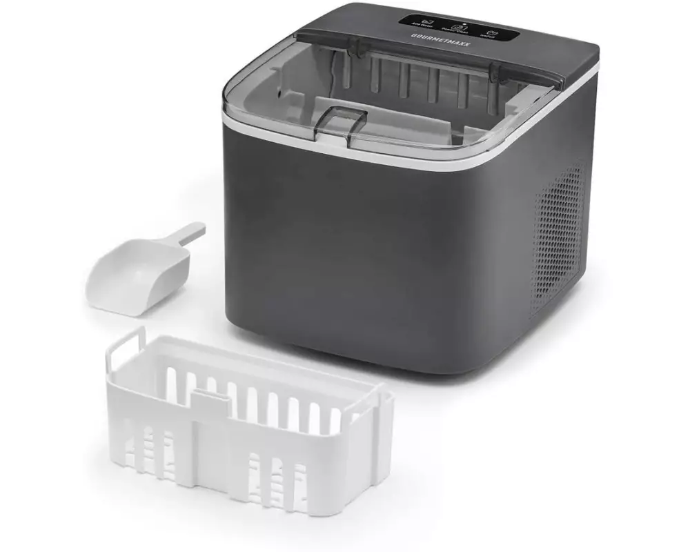 GOURMETmaxx Eiswürfelbereiter 100W + CH-Stecker 8 kg/24h