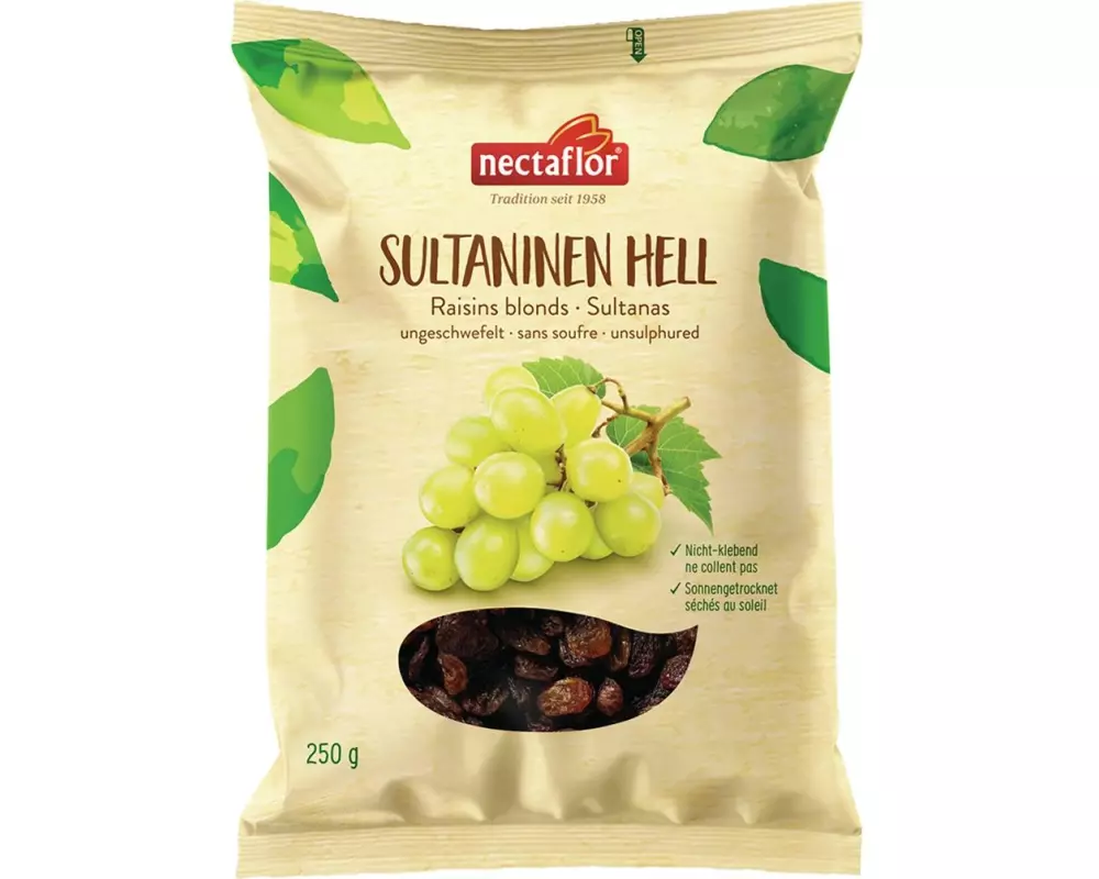 Nectaflor Sultaninen hell 250 g