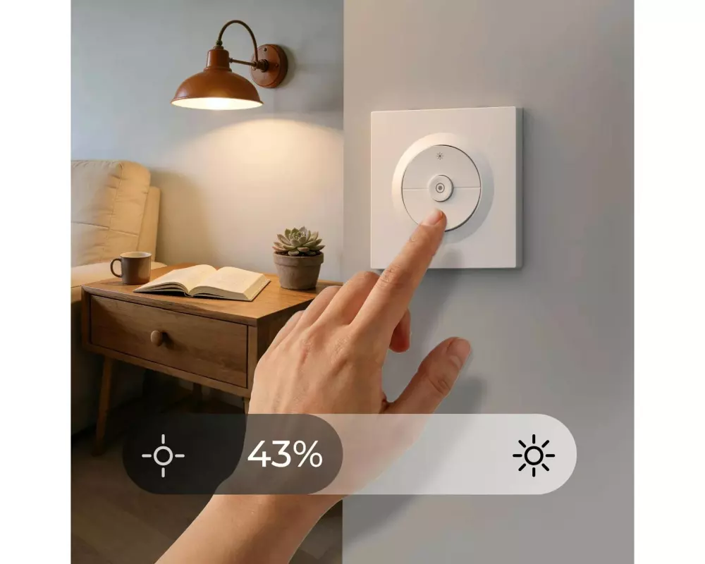SONOFF Wanddimmer MINI-DIM-E Intelligenter Matter WLAN Unterputz