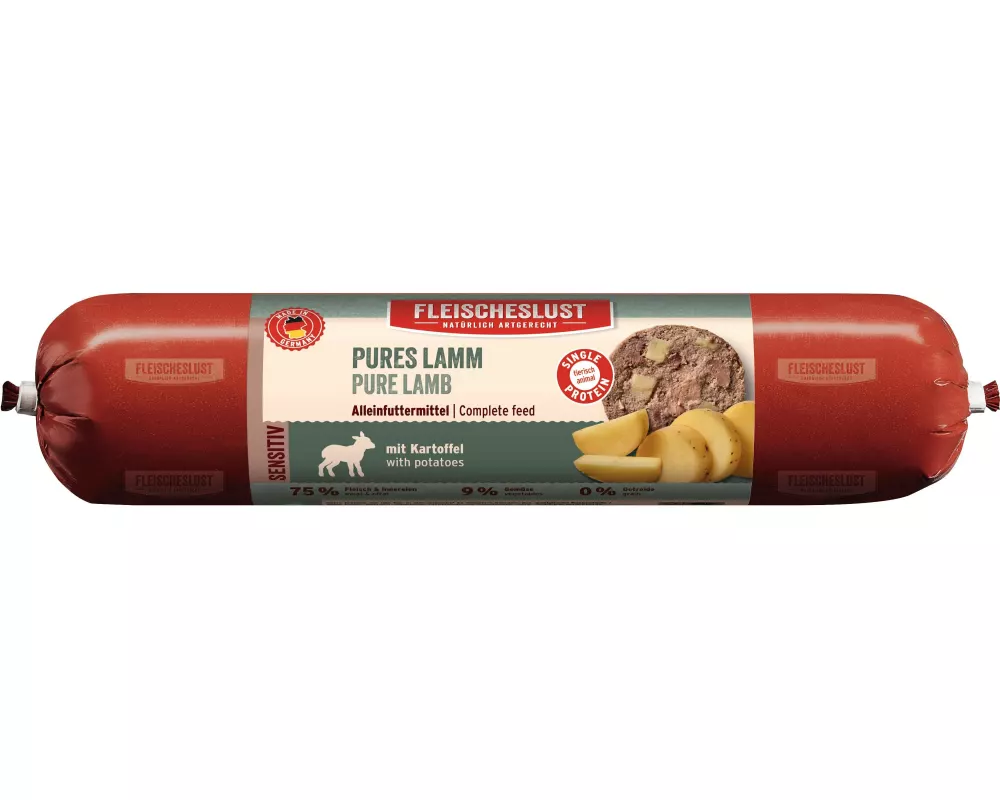Fleischeslust Nassfutter Sensitiv Lamm Pur, 400 g