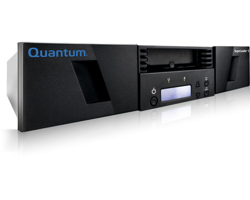 Quantum SuperLoader 3 one LTO8HH tape drive Model C 16 slots 6Gb/s SAS rackmount barcode reader EMEA